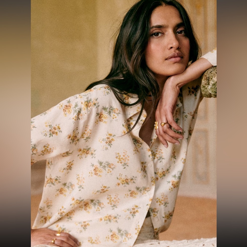 Sezane Max Shirt - Small Flowers size 36 - RARE